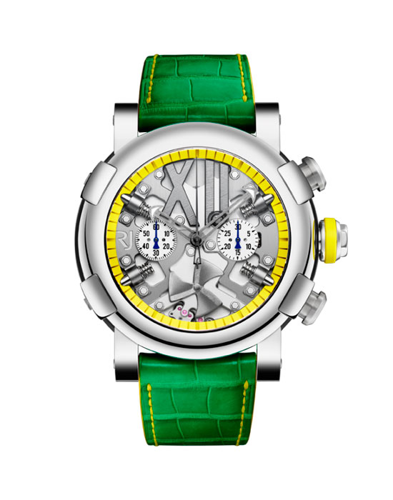 Часы Romain Jerome STEAMPUNK CHRONO COLOR RJ.T.CH.SP.005.04